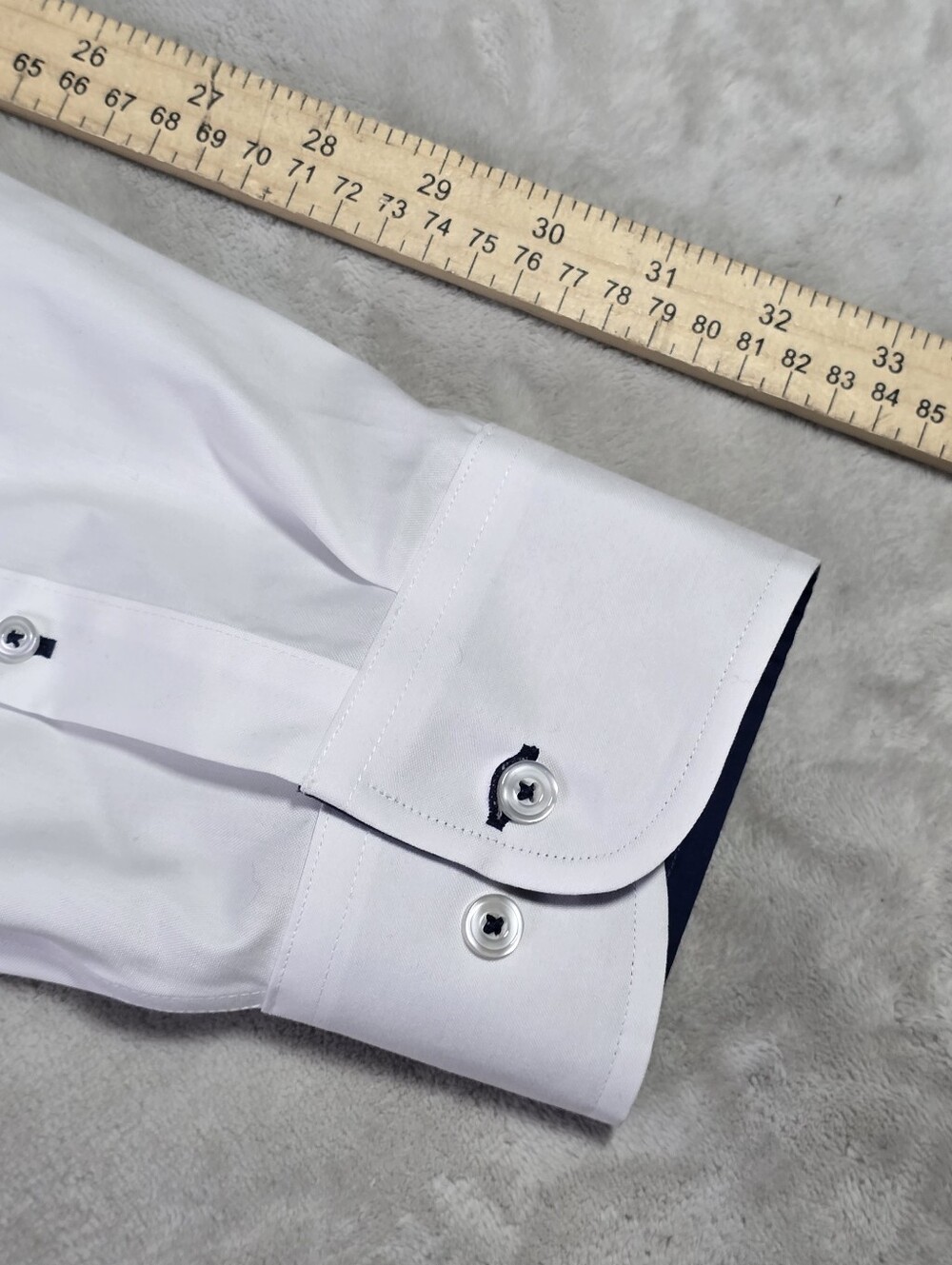 UNTUCKit Shirt Mens Large White Long Sleeve Button Up 4XLT - Picture 7 of 7